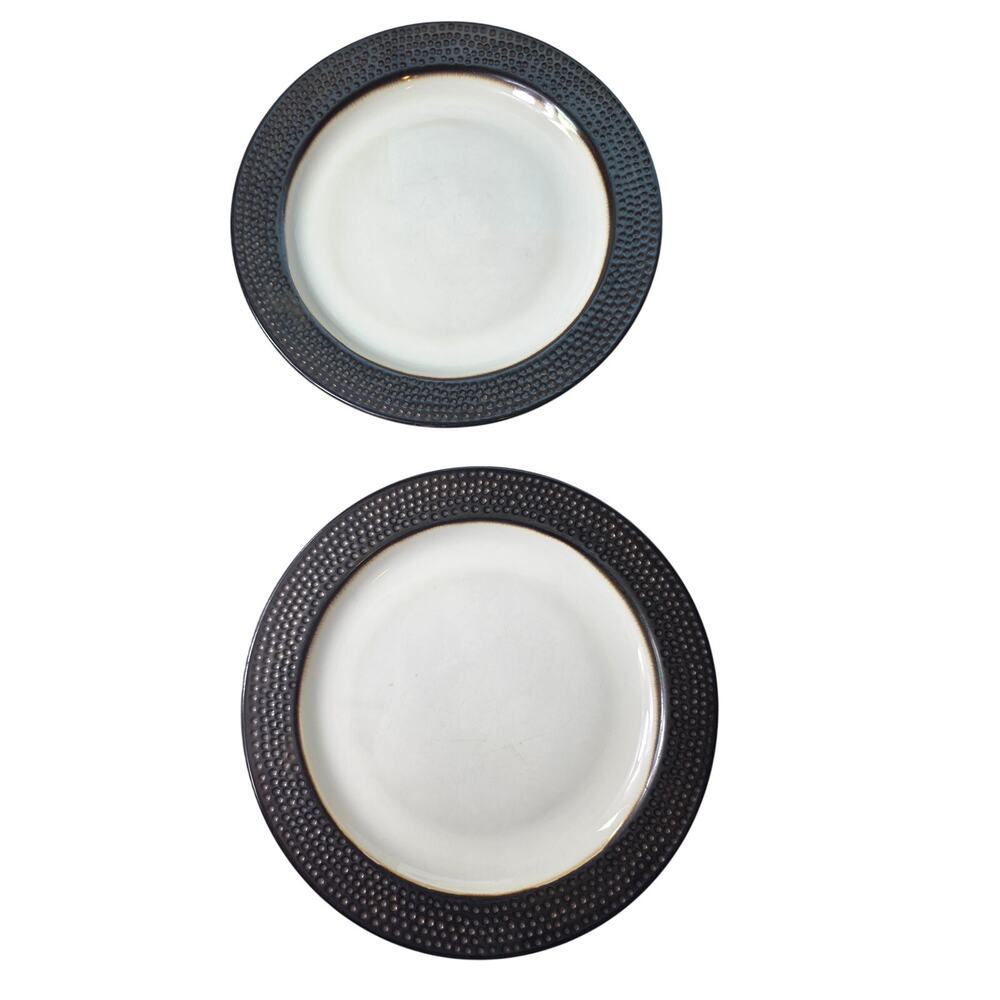 THRESHOLD Barnet Bronze Copper 10" Stoneware  Dinner Plates - Set of 2